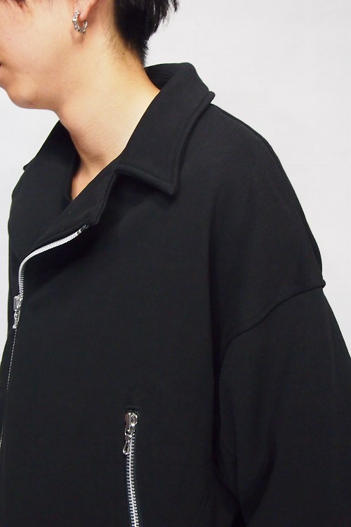 JULIUS Wライダースイージージャケット BLACK | JULIUS(ユリウス