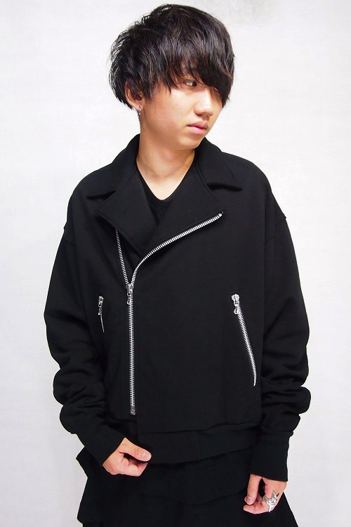 JULIUS Wライダースイージージャケット BLACK | JULIUS(ユリウス