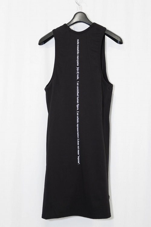 nude:mm NUDE BACK PRINT TANK TOP_nma2 | nude:masahiko