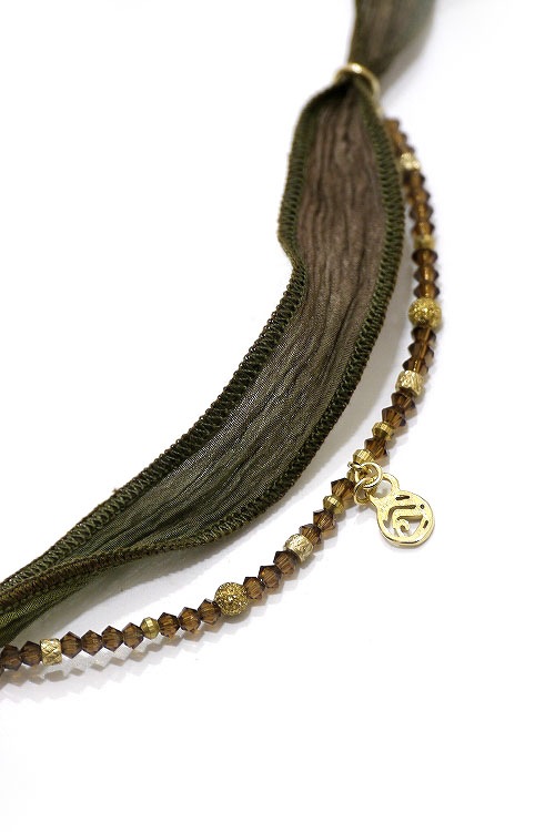 アクセサリー janky jewels 65%OFF】wjk×Velvet Lounge シルクリボンブレス LGN&YE | wjk(ダブル