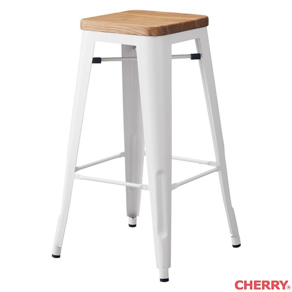法人様限定】ハイスツール スチール パンガススツールS75 3型 cherry