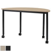 �ߡ��ƥ��󥰥ơ��֥� Ⱦ�� W1200xD600��H720 ���㥹�����դ� �����ɥۡ����դ� ���եȥ��å� Ⱦ�ߥ��㥹�����ơ��֥� ��ĥơ��֥� ����ѥơ��֥� ���㥹�����ơ��֥� �֥�å� ���� �ٷƼ� ��ļ� ���ܼ� �ե쥭���֥� �쥤������ ��ˡ���͸���� ��ˡ�Ͳ��ʡ�