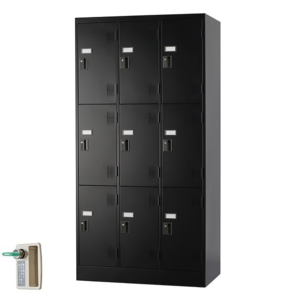 ブラックスチール製 12人用ロッカー（鍵付き） 楽天市場】送料無料 