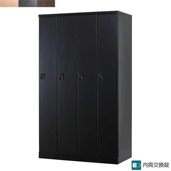 鍵付き スチールロッカー収納 ロッカー 4 人 用 ロッカー 4人用 内筒
