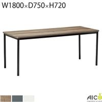 �ߡ��ƥ��󥰥ơ��֥� W1800��D750��H720 ���� �ݵ�(�֥�å�) ��ŷ�� ����ѥơ��֥� �ߡ��ƥ����ѥơ��֥� ��ĥơ��֥� ���ե����ơ��֥� ���ե����ǥ��� ��̳�� ���ե����ȶ� ������� �ơ��֥� ��� Aico ������ AOT�ơ��֥� AOTTABLE��ˡ���͸����