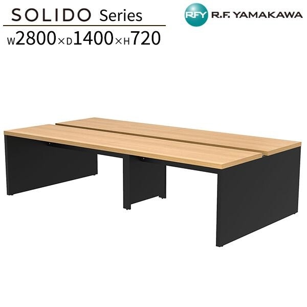�ե꡼���ɥ쥹�ǥ���2 W2800��D1400 �������ߥ֥�å��� RFTFT2-2814OA-BL ���ե����ǥ��� ʿ�ǥ��� ��̳�� �ѥ�����ǥ��� ����ǥ��� ����ץ�ǥ��� PC�ǥ��� ���ե��� ��ȴ� ��̳�� SOHO ���ե����ȶ� ���꡼�� �����륨�ե�ޥ��� RFyamakawa SOLIDO���꡼��