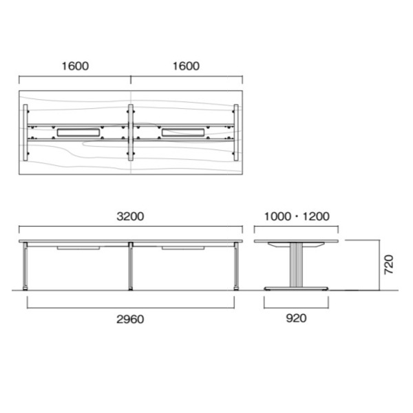 ��ˡ�͸���ۥ��������ƥ��֥ơ��֥� ��3200�߱���1200�߹⤵720mm PRL-3212W ����ĥơ��֥� �磻����BOX������ ���������å� ��������ʥå� �ڡ��륦�å� ���եۥ磻�� ��ĥơ��֥� ����ѥơ��֥� �ߡ��ƥ��󥰥ơ��֥� NISHIKI �˥�������