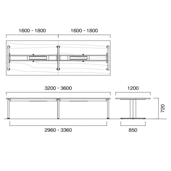 ��ˡ�͸���ۥ��������ƥ��֥ơ��֥� ��3200�߱���1200�߹⤵720mm HTH-3212 ����ĥơ��֥� ����������ɥ����� ���������å� ��������ʥå� �ڡ��륦�å� ���եۥ磻�� ��ĥơ��֥� ����ѥơ��֥� �ߡ��ƥ��󥰥ơ��֥� NISHIKI �˥�������
