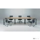 �ڴ���SET�� �ե꡼���ɥ쥹 W1200��D1200��H720 GD-950 Ϣ�� �եꥢ�� �ߡ��ƥ��󥰥ơ��֥� ��ĥơ��֥� ��Ϣ��ǽ ���ե����ơ��֥� ���ե����ǥ��� ��̳�� ������� �ơ��֥� ��� �ع� �� ���� ���� ������󥰡�����̵���� ��ˡ�Ͳ��ʡ�