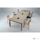 �ڴ���SET�� �ե꡼���ɥ쥹 W1200��D1200��H720 GD-950 Ϣ�� �եꥢ�� �ߡ��ƥ��󥰥ơ��֥� ��ĥơ��֥� ��Ϣ��ǽ ���ե����ơ��֥� ���ե����ǥ��� ��̳�� ������� �ơ��֥� ��� �ع� �� ���� ���� ������󥰡�����̵���� ��ˡ�Ͳ��ʡ�