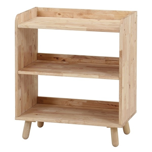 壁掛け シェルフ 木製ラック 収納棚 ナチュラル NS 壁面収納ユニット ボトムラック ナチュラル W700×D400×H800 天然木