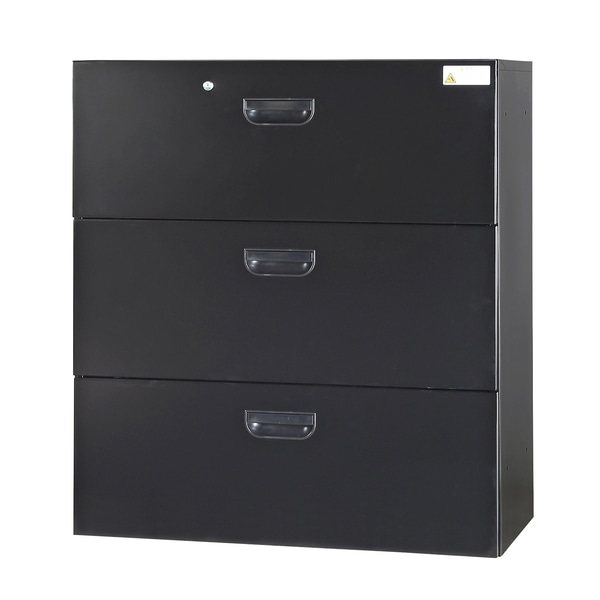 書庫　 3段ラテラル (下段のみ) 事務用品　鍵付き 両開き 3段ラテラル書庫セット SOWシリーズ 幅900 奥行400 高さ2160