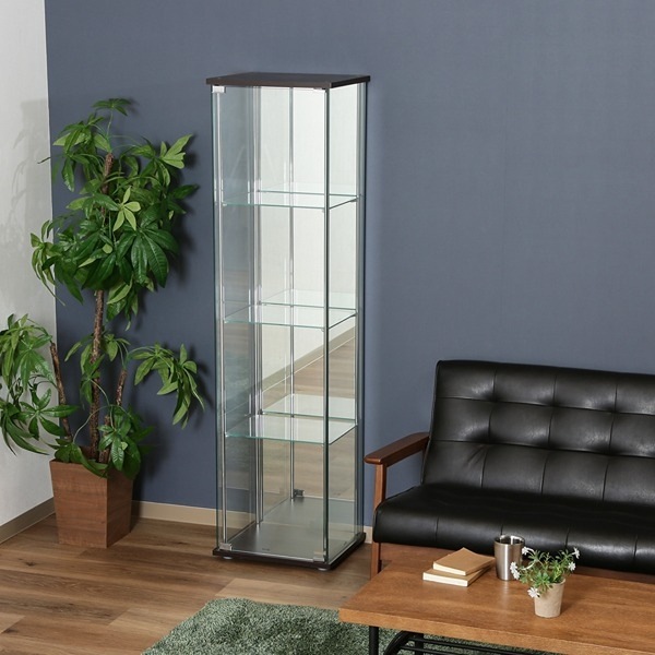 ���饹���쥯����󥱡��� 4�� (���̥ߥ顼�դ�) �֥饦�� W425��D365��H1620 ��° ���饹 ���쥯����󥱡��� ������� ���ä����� ��Ǽ�ȶ� ��ӥ� ���� �٥åɥ롼�� ARview �����ǰ� ����ƥꥢ�ȶ� ��ˡ���͸����