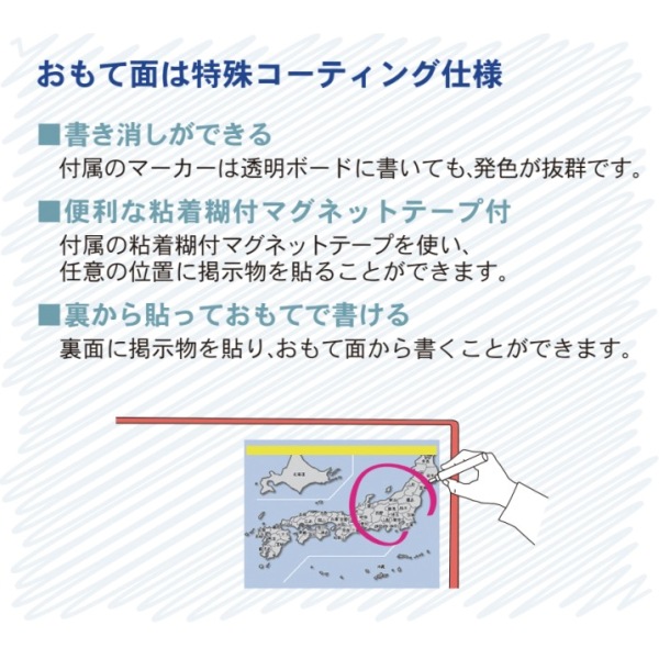 馬印(Umajirushi) 透明ボード ミーティングボード 透明ボードキッズ Amazon.co.jp: 馬印(Umajirushi) 透明ボード ミーティングボード