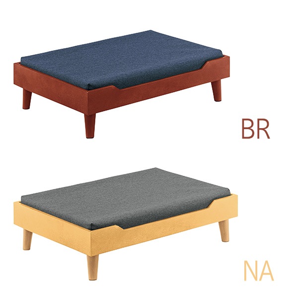 ペットベッド W60 D40 H15 クッション付 寝具 犬用 猫用 ROOMベッド