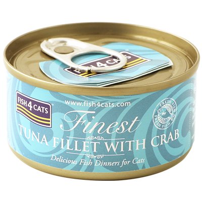 FISH4CATS ǭ�� ����åȥա��� �ե��å���4����å� �ĥʡ����� [70g] �����륹�ơ��� ǭ�� �� ̵ź�� ̵�忧 cat visions