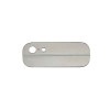 iPhone5 背面/バックガラス上下セット シルバー 修理 交換用リペアパーツ|iPhone 5 |修理パーツ
