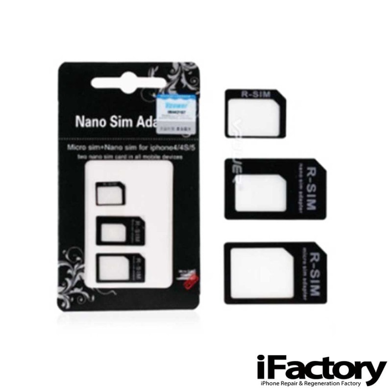 iPhone・Android各種用 Nano SIM Micro SIM 変換 アダプター