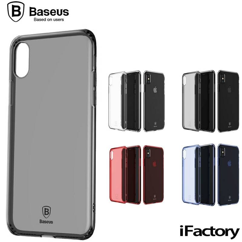 【正規品】Baseus iPhone X/Xs Simple Series Case 柔らかなTPU 衝撃防止 薄型