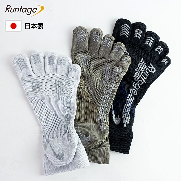 Runtage アスリートラウンドプロ type FF 5本指ゴルフソックス