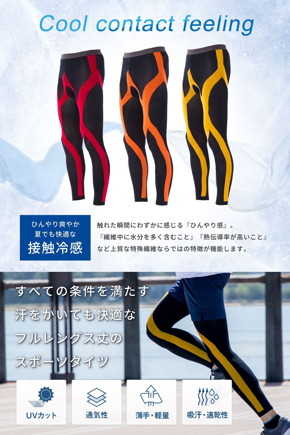 【20%OFF｜アウトレットSALE】Runtage アスリートランナーPRO version2 レッド/オレンジ/イエロー 2枚組_IF10C-2