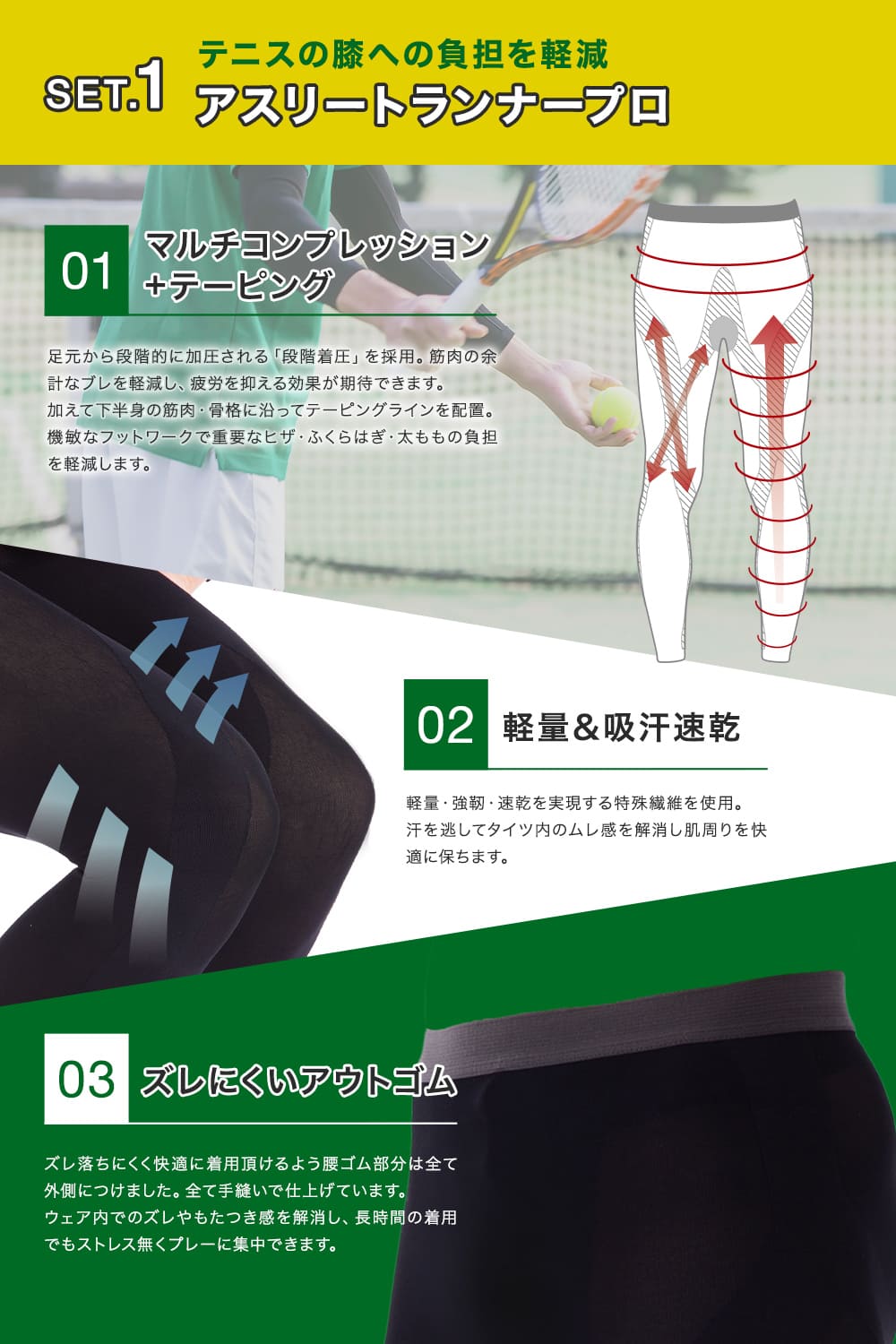 テニスを快適に楽しむ３点セット_tennis-set3