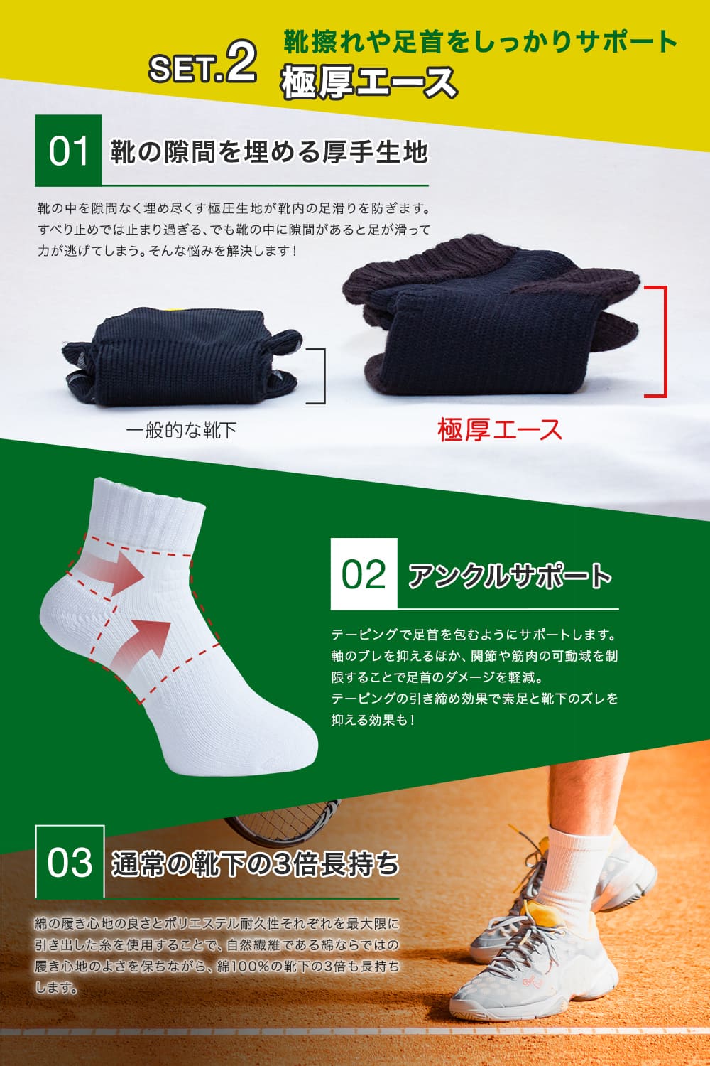 テニスを快適に楽しむ３点セット_tennis-set3