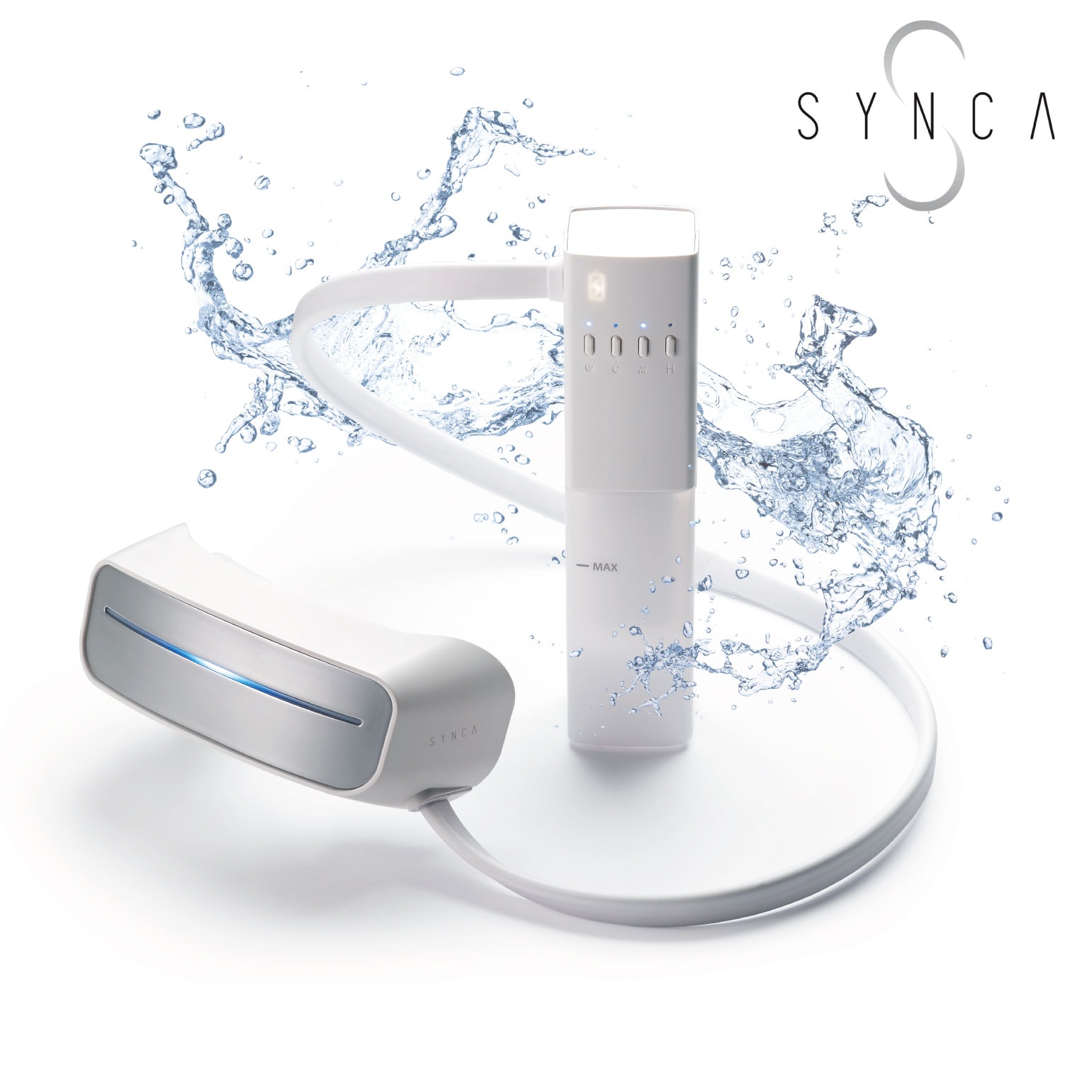 SYNCA ウォーターアイマスク EM180 充電式 / 温冷 目元エステ