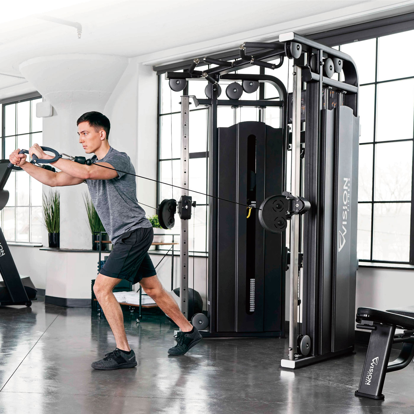 VST600-FT̳ѥե󥯥ʥȥ졼ʡڥ֥ޥ ȥޥۡVISION FITNESSӡԥ󥽥إ륹ƥåաڶڥȥ ܥǥᥤ β¤