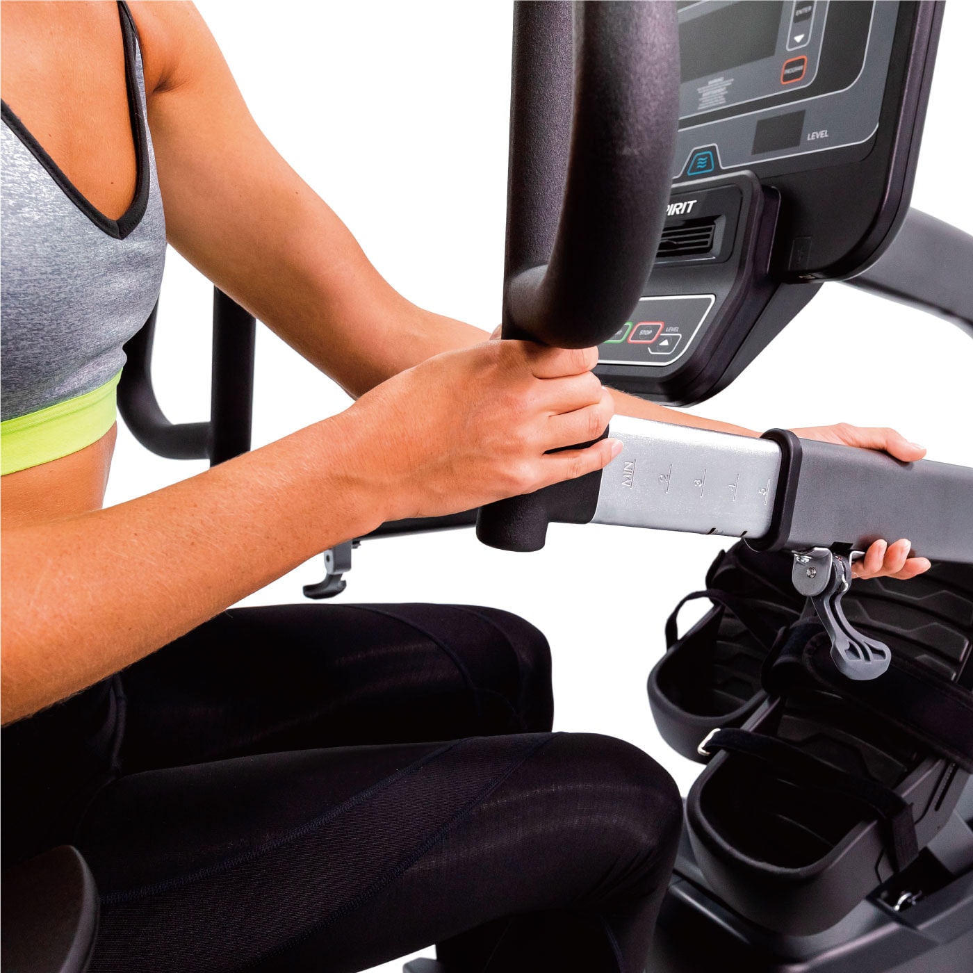 CRS800S＋｜準業務用リカンベントステッパー【ステップ運動 上肢下肢