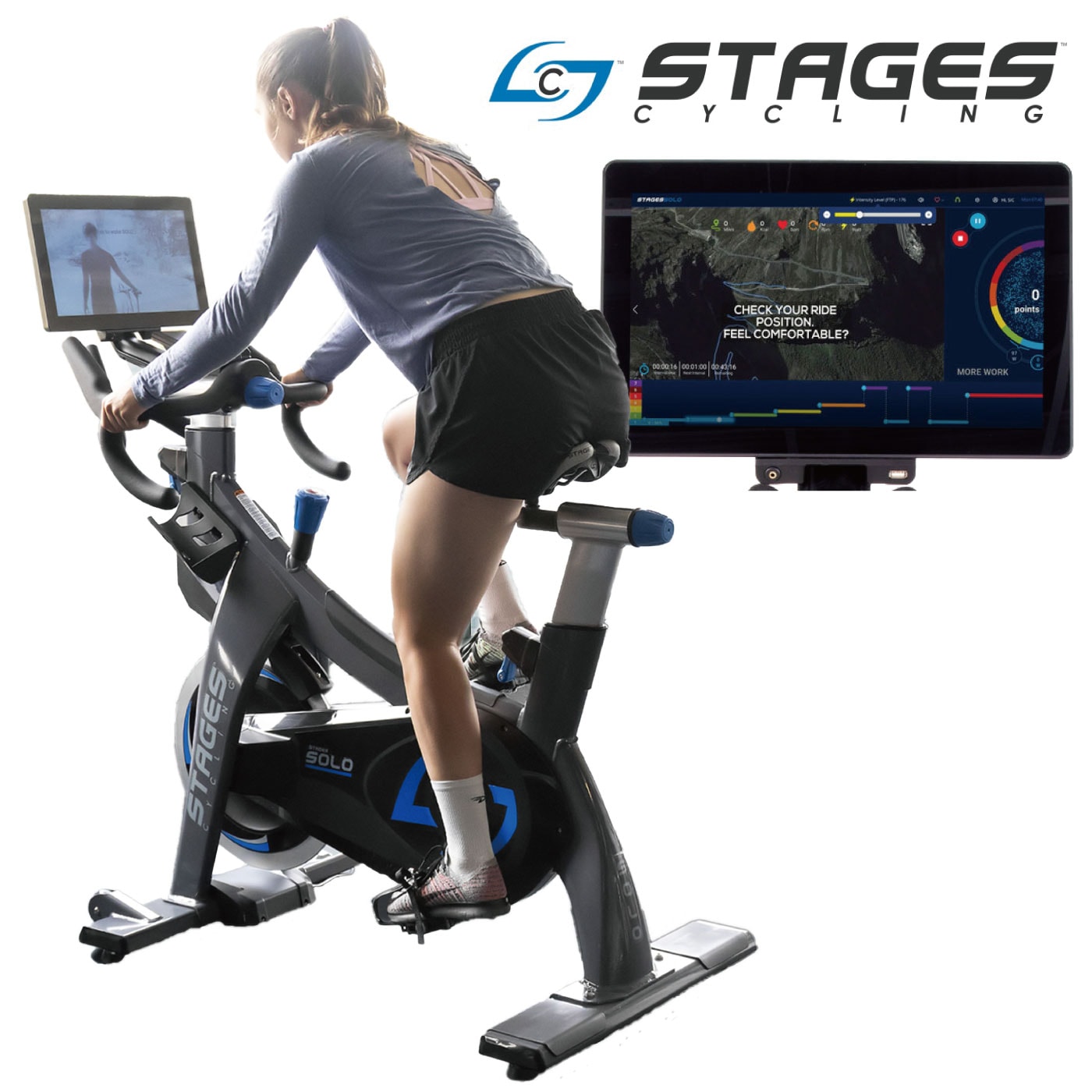 Stages Solo（ステージズ ソロ）｜業務用トレーニングサイクル（スピン