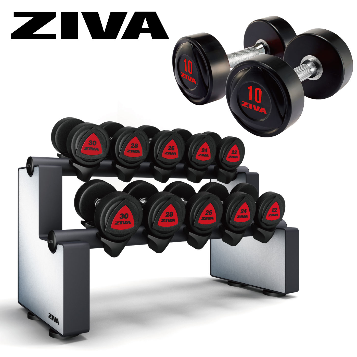 ラバーダンベル37.5kg×2個SET ヘックス ラバーダンベル 37.5kg2個 ヘックスダンベル 2個セット