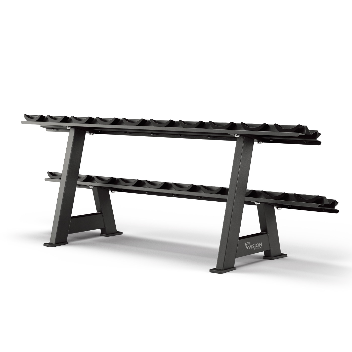 VST600-FW510｜10ペア収納ダンベルラック（ダンベルホルダー 収納