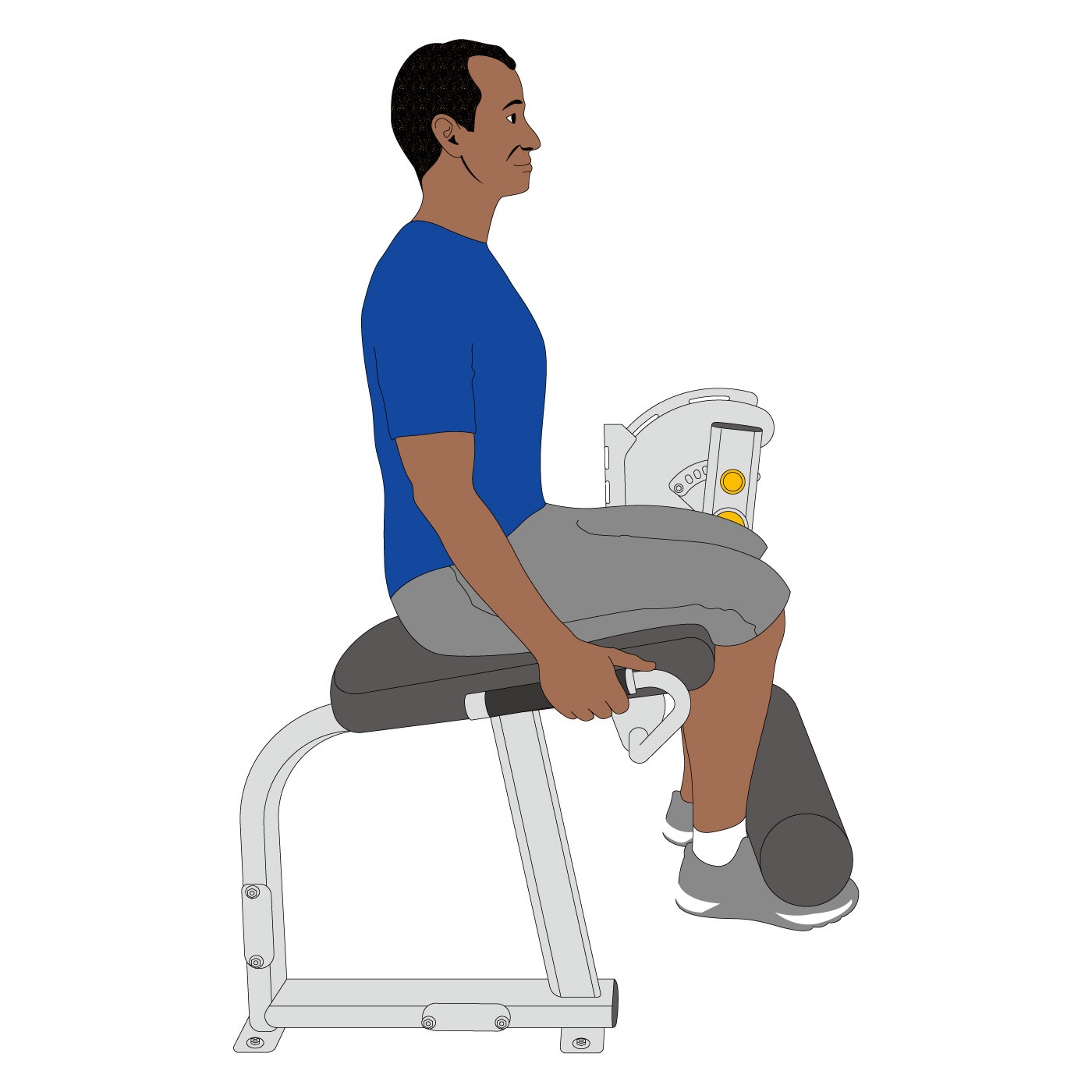 GO-S71（レッグエクステンション）｜業務用ウエイトマシン