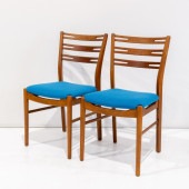 【VINTAGE】Model219チェア 2脚セット（K-66）ライトブルー