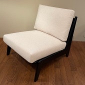 【OUTLET】COLLATE 1人掛けソファ BK