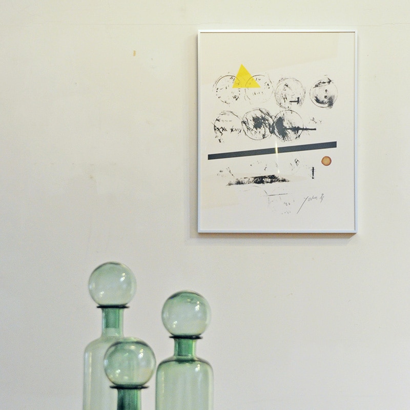 シルクスクリーン Yoko Inoue silk03_黄 | ギフト・雑貨 | イズミ