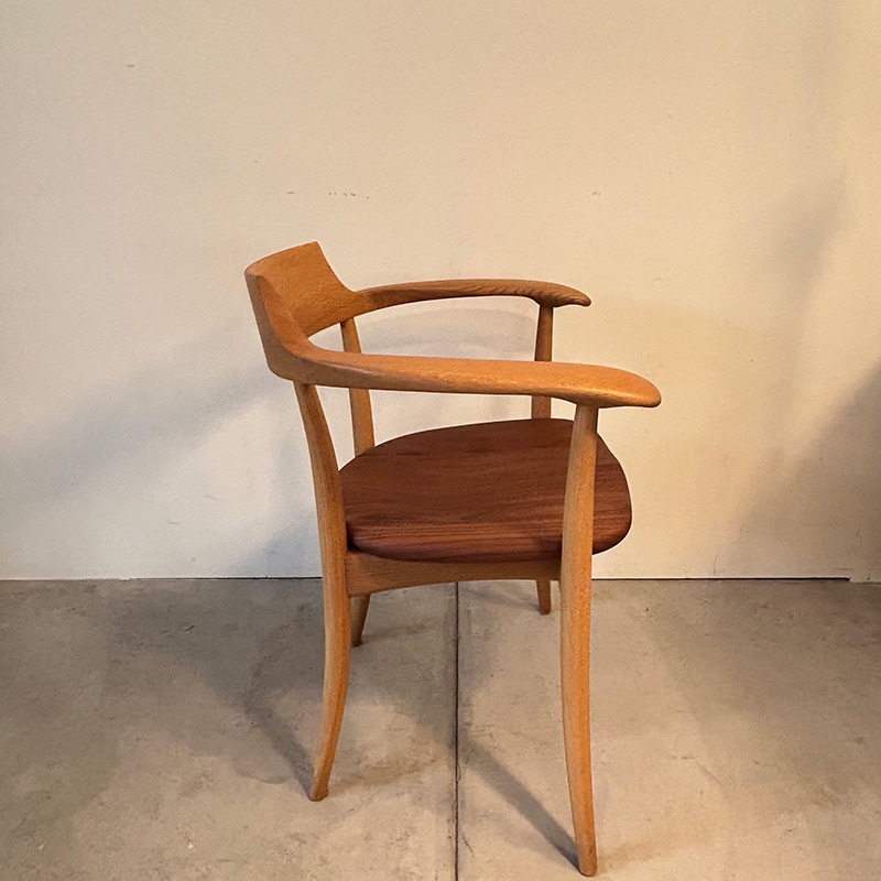 OUTLET】クレセントアームチェア(WN+OAK) 2脚セット | SALE