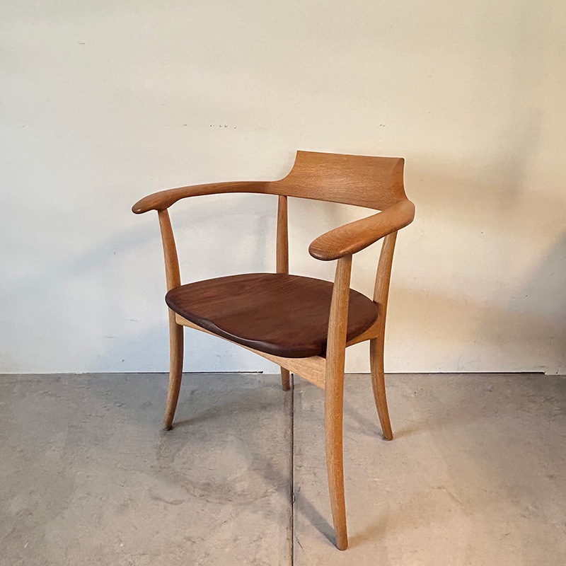 OUTLET】クレセントアームチェア(WN+OAK) 2脚セット | SALE