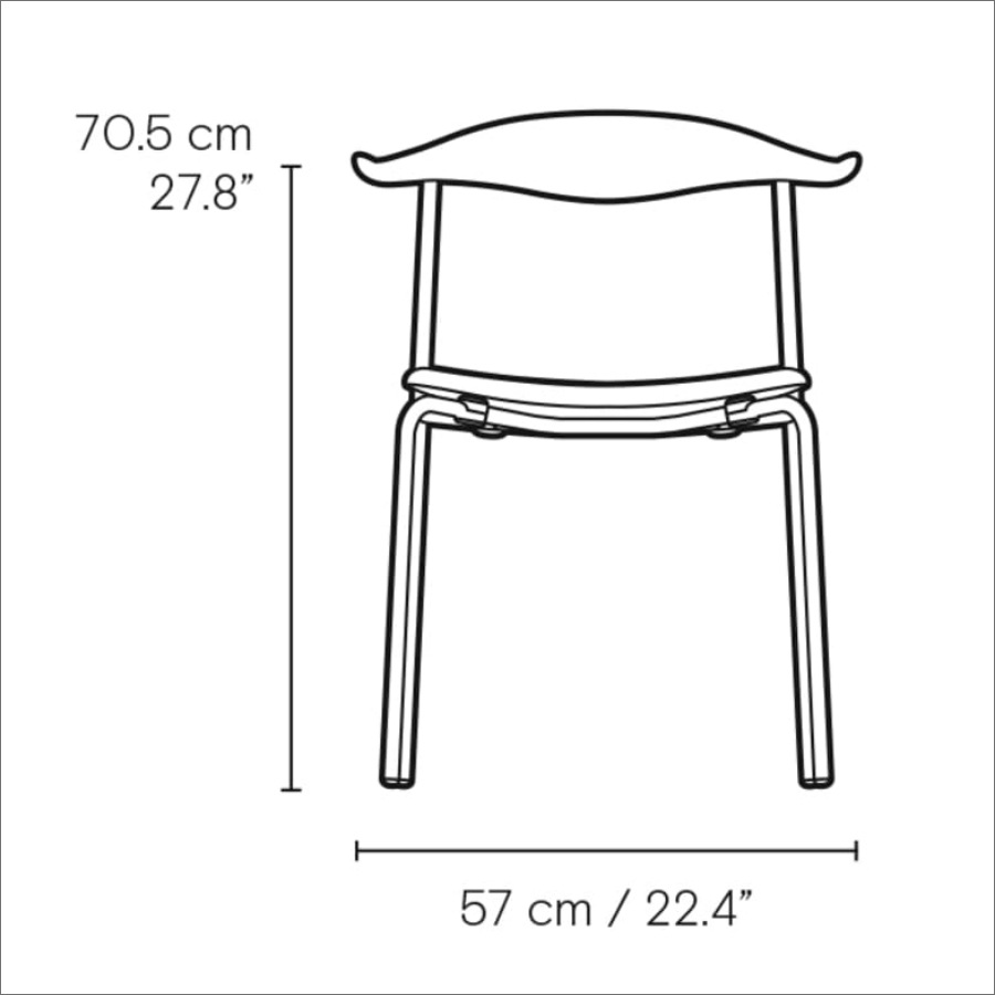 CH88P オーク/ステンレスフレーム | チェア | イズミファニチャー