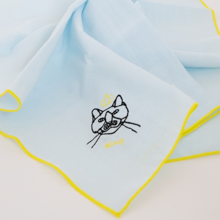 HAyU fabric】 刺繍Wガーゼハンカチ | ギフト・雑貨 | イズミ