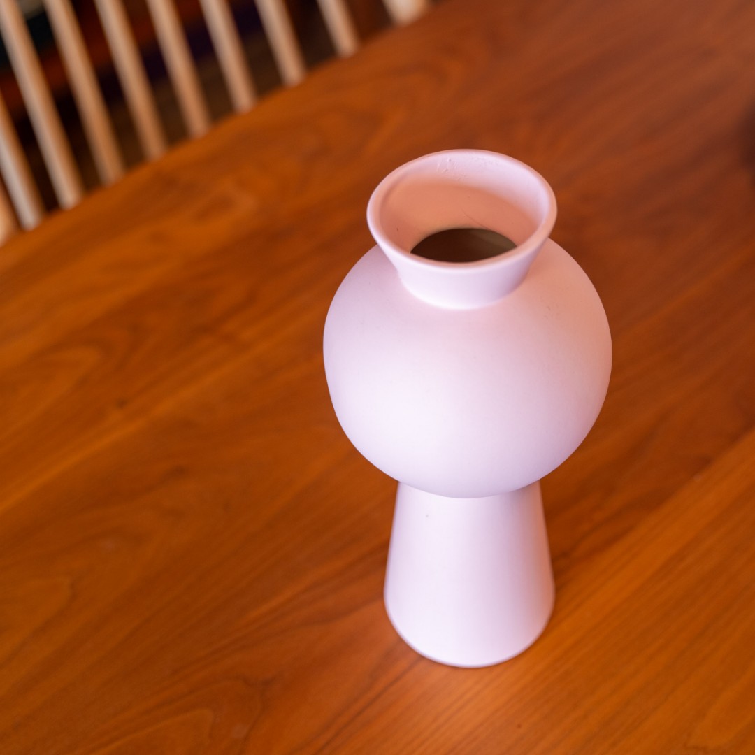 Asca Flower Vase Lightpink／セラミック花瓶 | ギフト・雑貨,グリーン