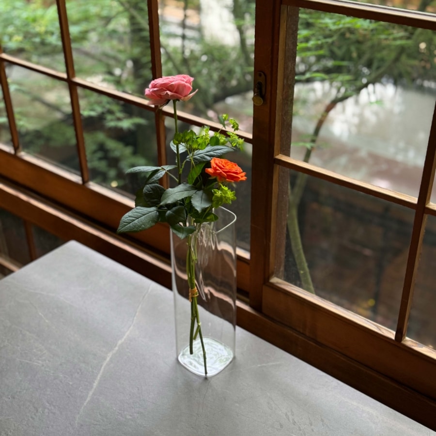 クルブ パンセ トール／flower base ガラス花瓶 | ギフト・雑貨