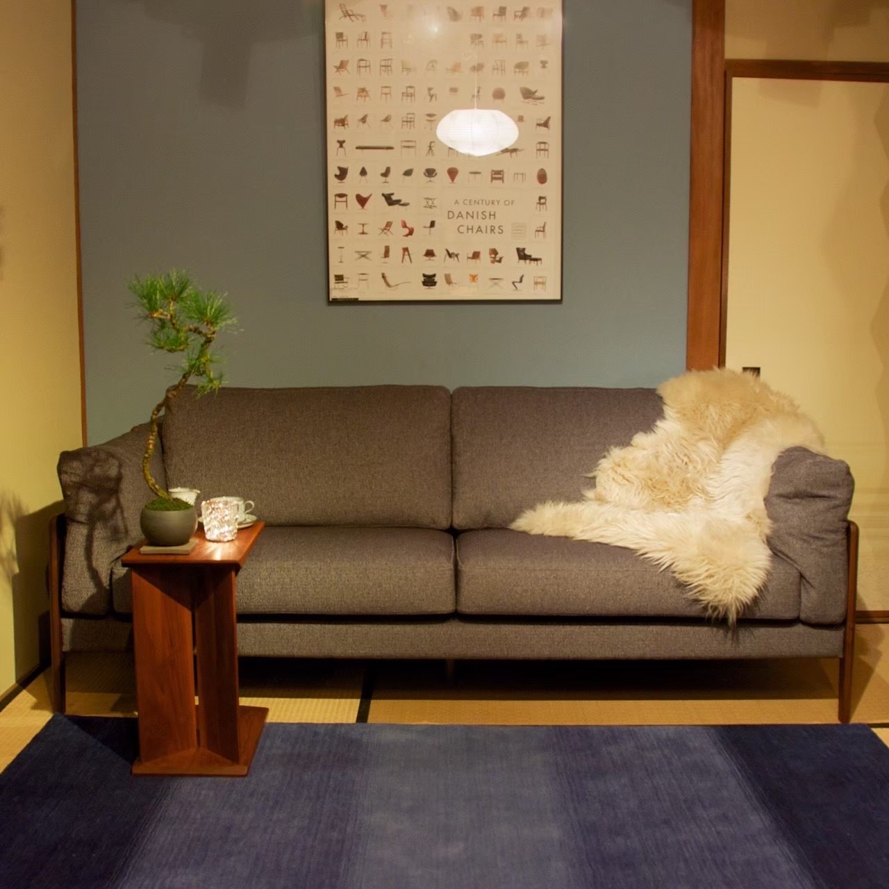 MARUICHI / マルイチセーリング リクライニング 2人掛けソファ 美品 MARUICHI（マルイチセーリング）リクライニング 2.5人掛けソファ