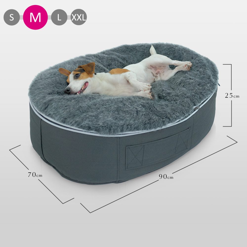 ambient lounge 犬ペットラウンジ S ウルフグレー/取替カバー付 犬ペットラウンジ グレー/ウルフグレー | ギフト・雑貨 | イズミ