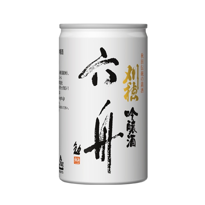刈穂 吟醸酒 六舟 アルミ缶 180ml | アルミ缶商品 | 秋田清酒 ONLINE SHOP