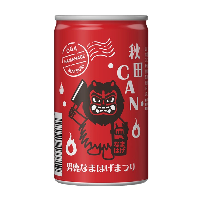 出羽鶴 純米酒 なまはげ アルミ缶 180ml | アルミ缶商品 | 秋田清酒