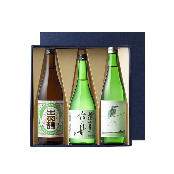 初回限定・送料無料】出羽鶴・刈穂お試し720ml×3本セット | ショップ