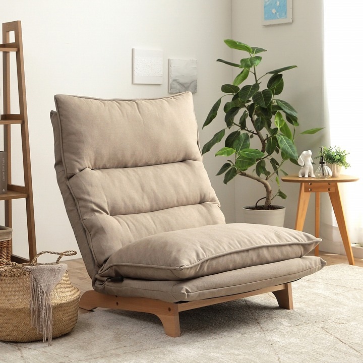 座椅子 ソファー ムーア 1人掛け 幅70×奥行80～120×高さ94cm リクライニング