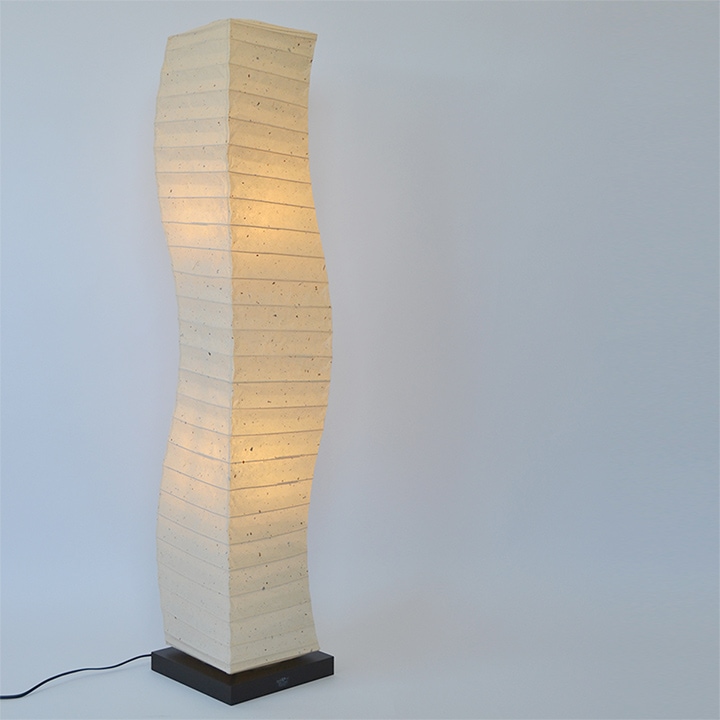 和紙 照明 スタンドライト warp 高さ104cm